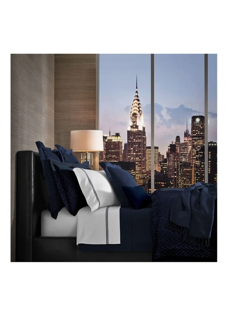 Federa per cuscino Ralph Lauren Penthouse in raso di cotone a 300 fili.