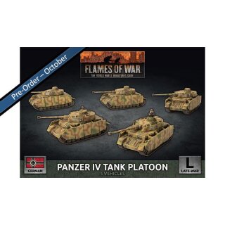 Panzer IV Platoon (x5 Plastic)