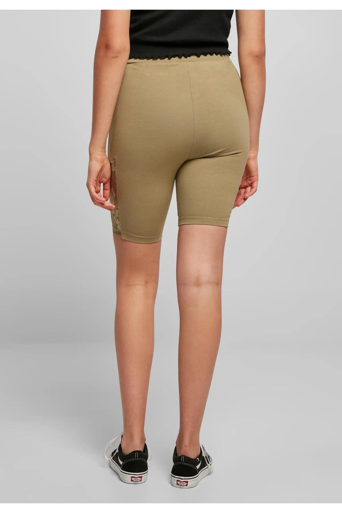 Urban Classics  Kurze Sporthose - Khaki - Hoher Bund
