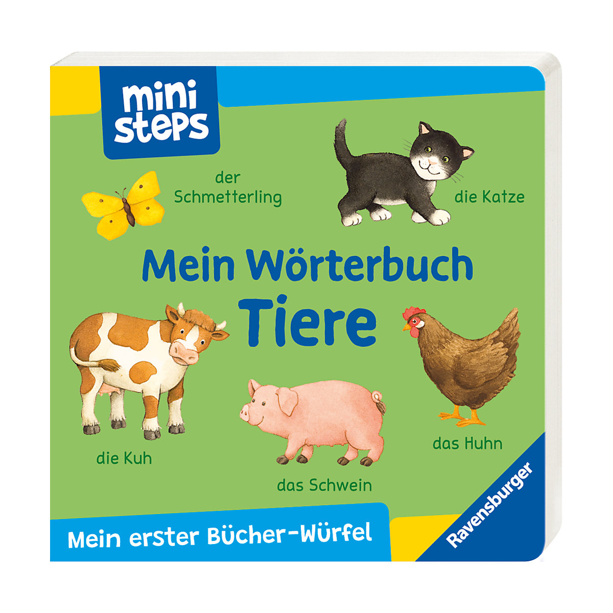 ministeps® Mein erster Bücher-Würfel: Meine ersten Wörter (Bücher-Set)