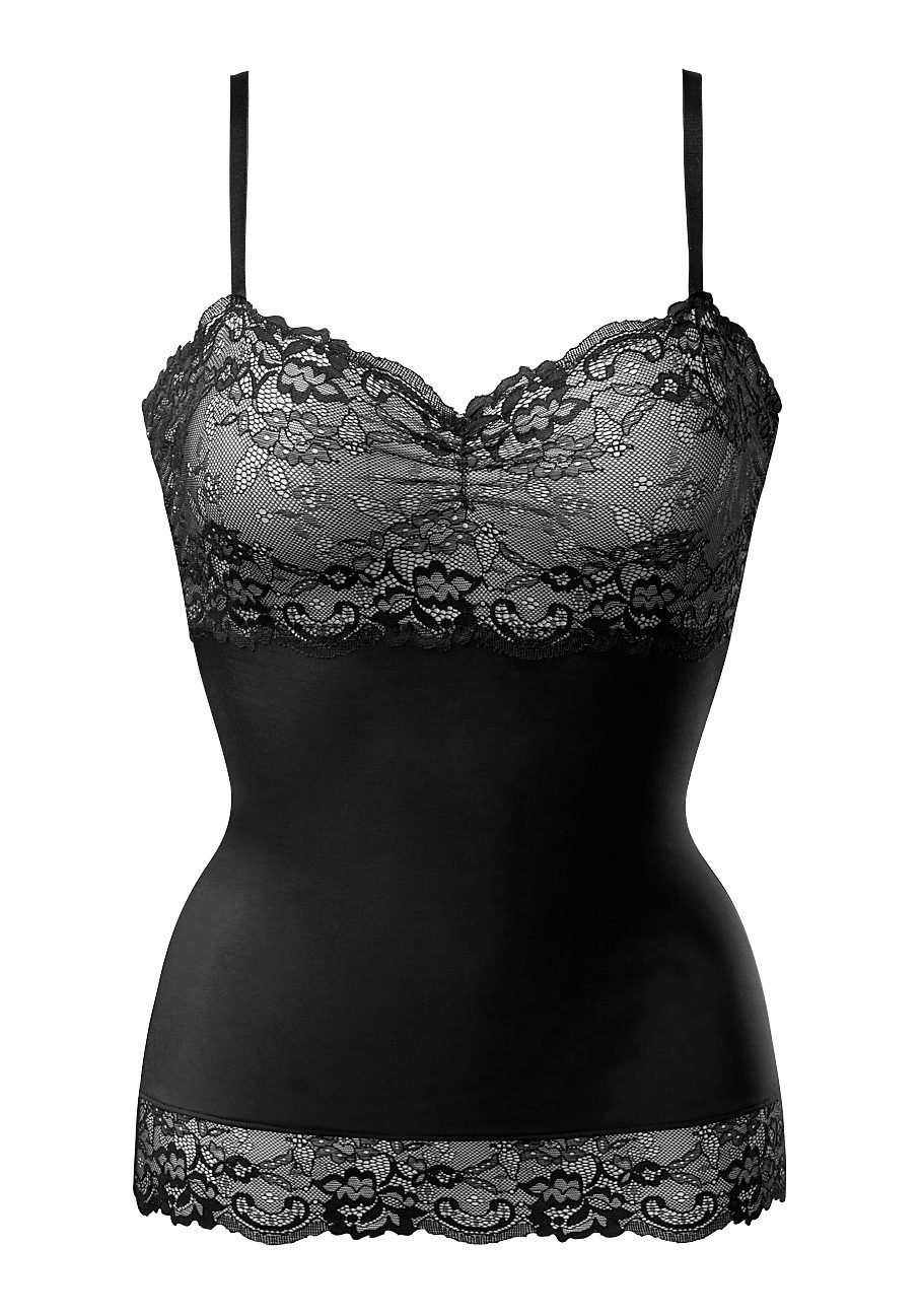 Nuance Shapingtop mit hübscher Spitze, Basic Dessous