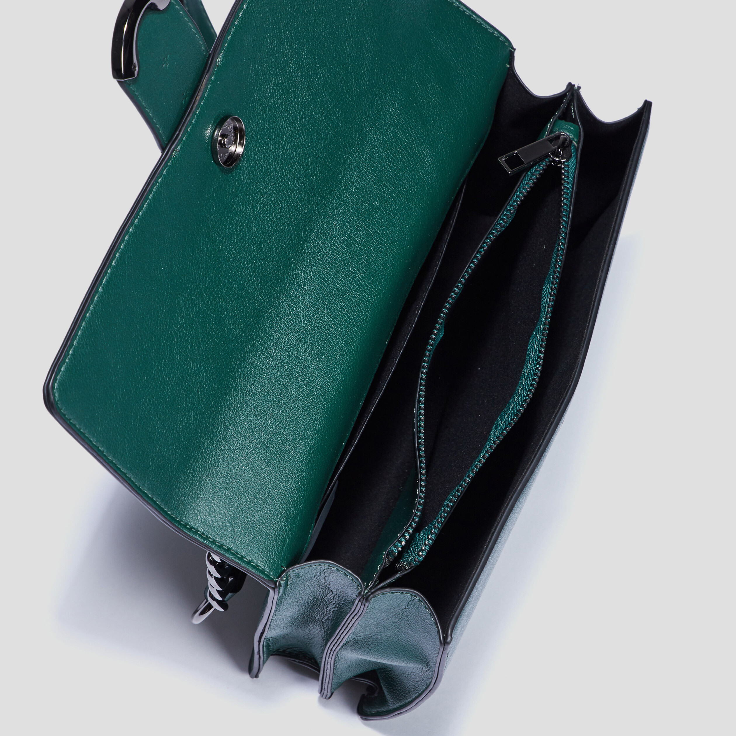 Sac pochette en bandoulière vert femme | La Halle