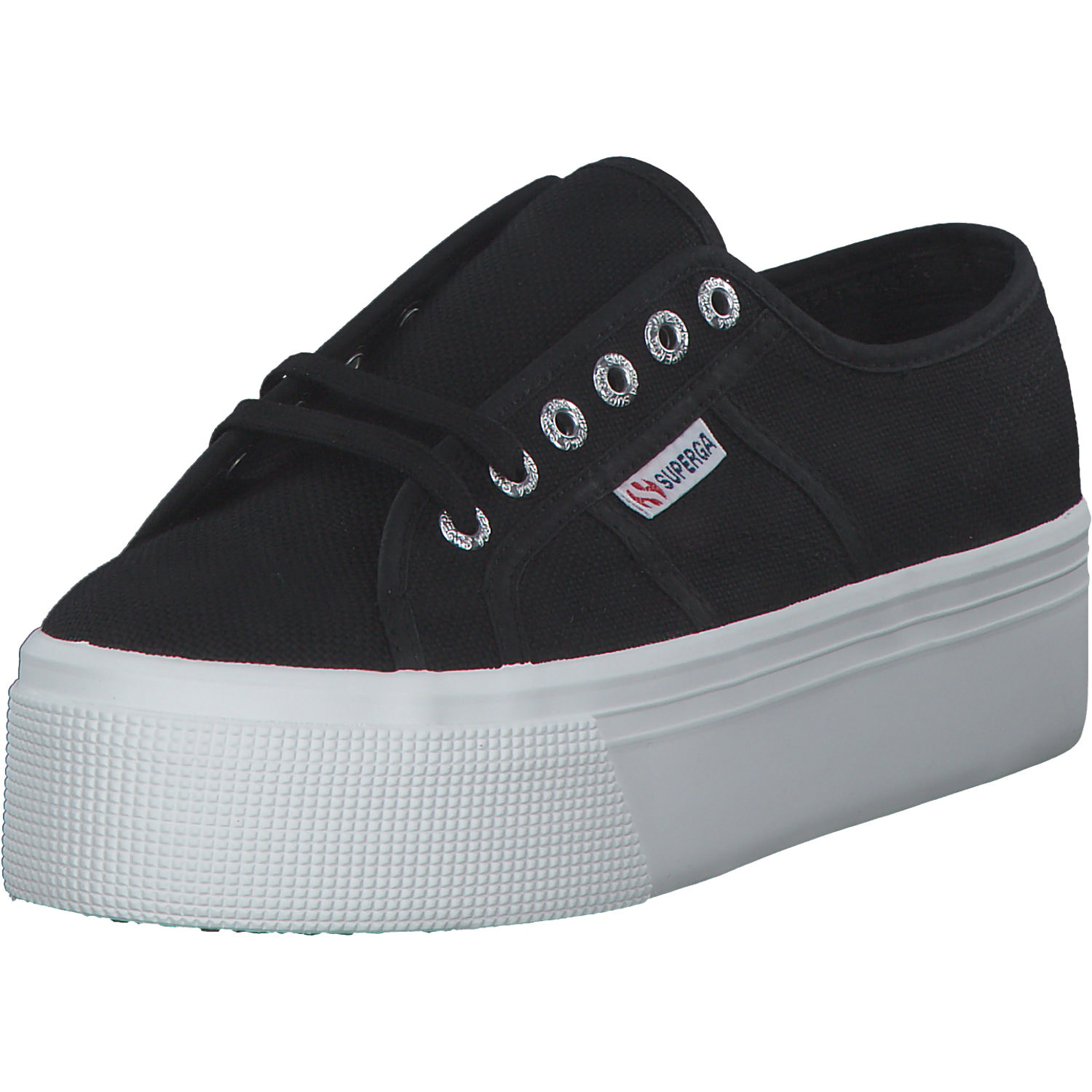 Superga 2790 Cotw Linea Up And Down S9111LW, Sneakers Low, Damen, black white