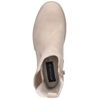 Tom Tailor Chelsea Boots in beige