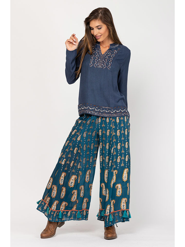 Peace & Love Hose in Dunkelblau günstig kaufen
