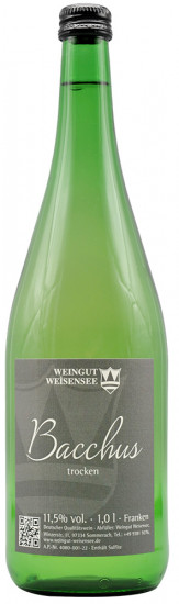2022 Bacchus trocken 1,0 L - Weingut Weisensee