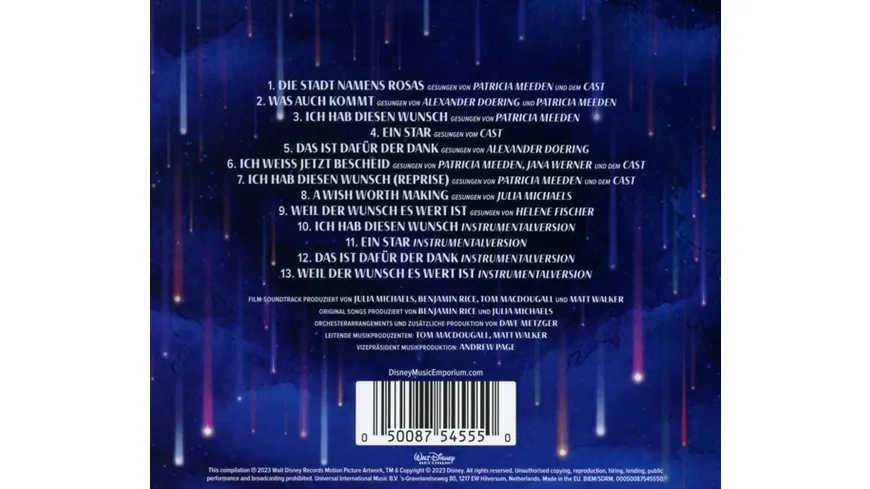 Wish - Die Songs