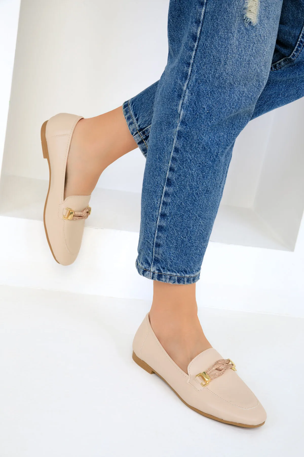 SOHO  Beige Ballerinas für Damen 18888