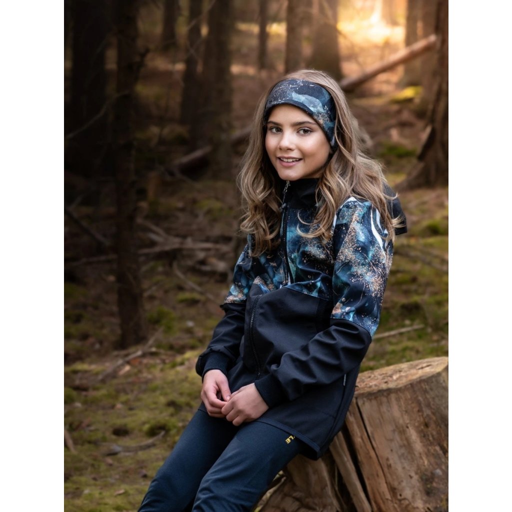 Unuo Elise Blätter und Zweige Kinder Fleece-Stirnband