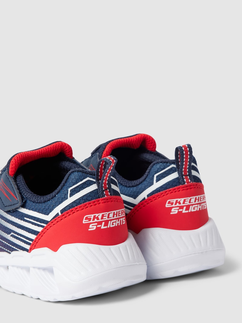 Sneaker mit Label-Details Modell 'MAGNA' in marineblau