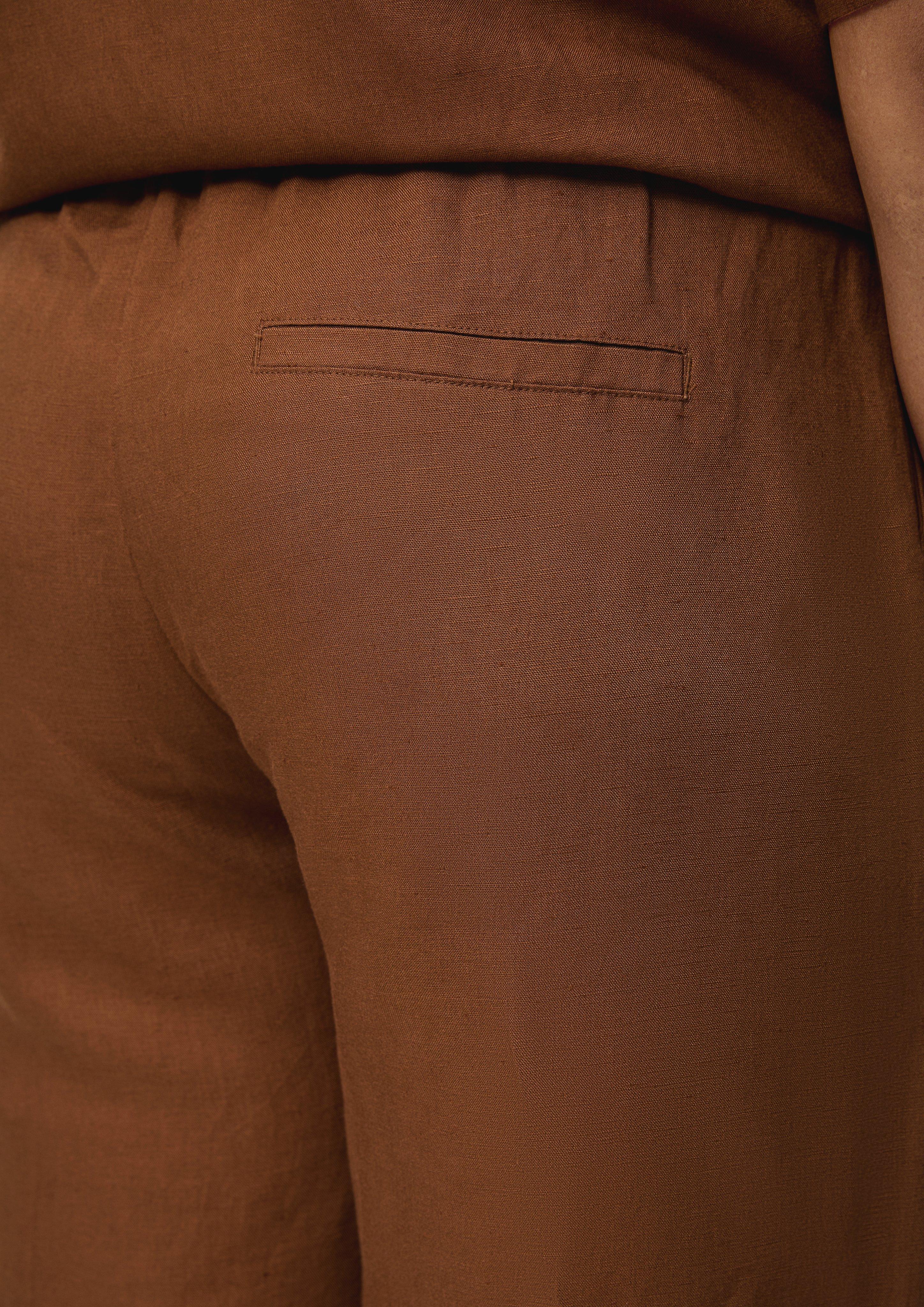 Relaxed: Hose aus Leinenmix  2130993-8751