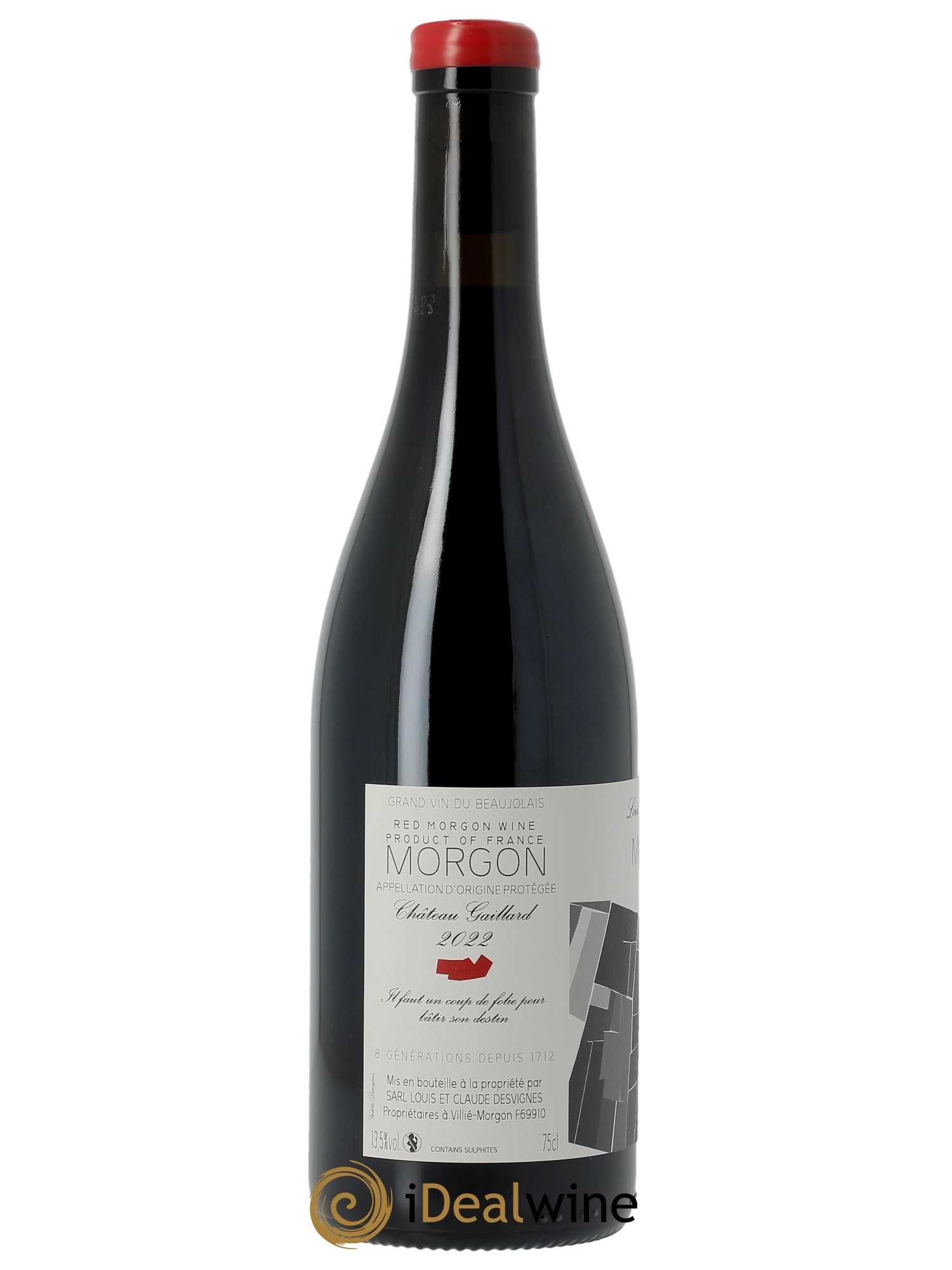 Morgon Château Gaillard Louis-Claude Desvignes  2022 - Lot de 1 Bouteille