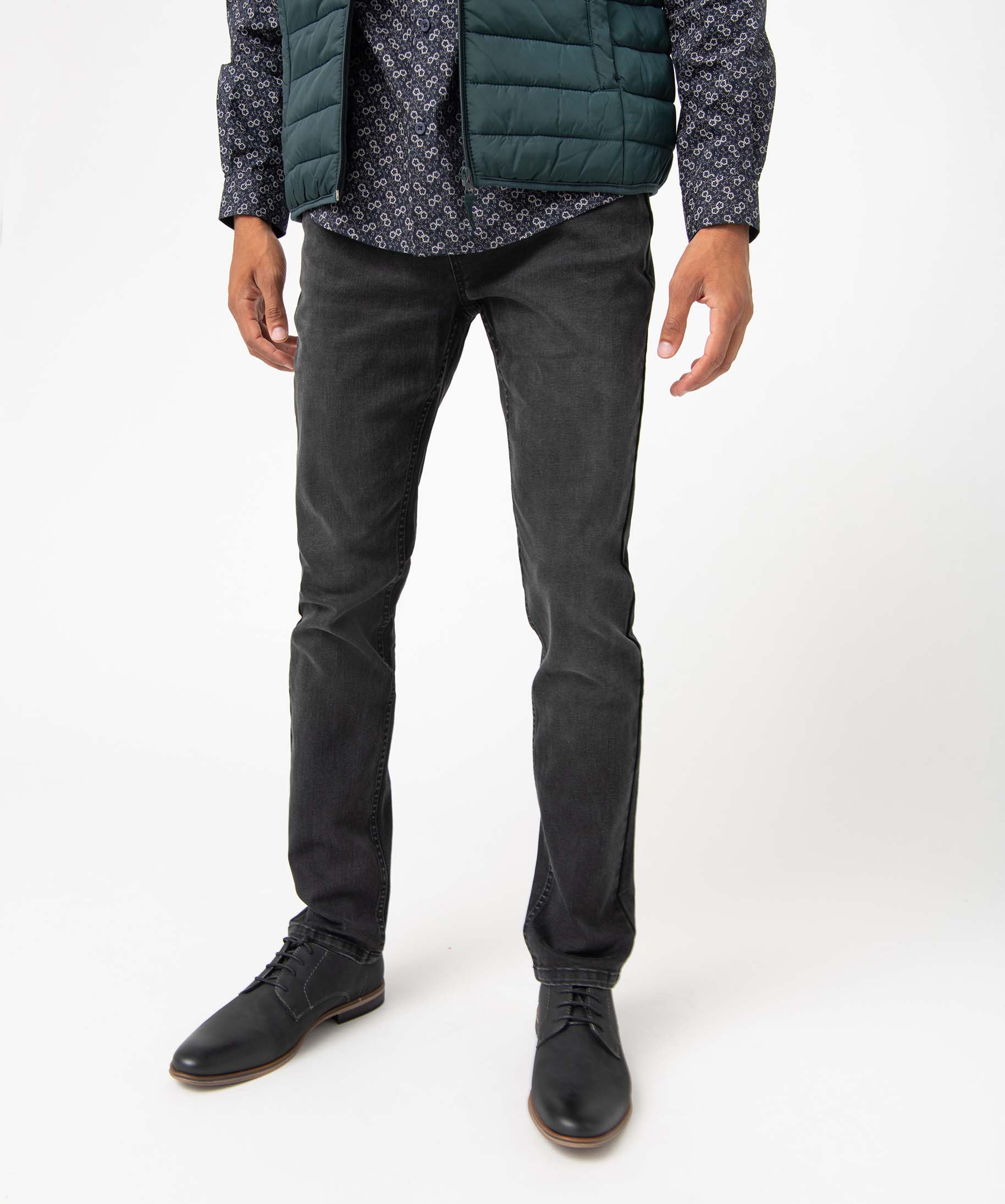 Jean homme coupe Straight légèrement délavé stone | GEMO