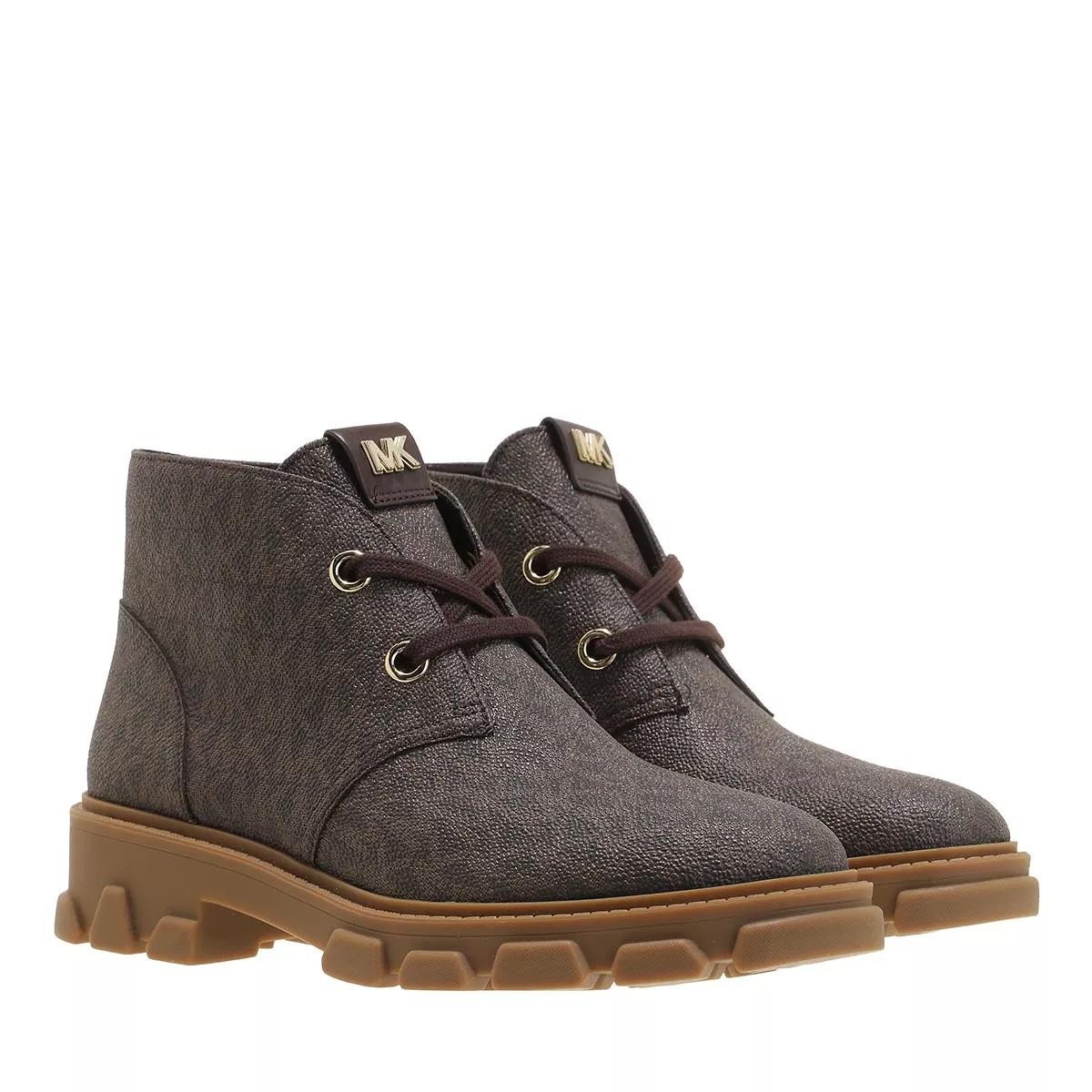 MICHAEL KORS Schnür-Stiefeletten braun Schnürstiefel