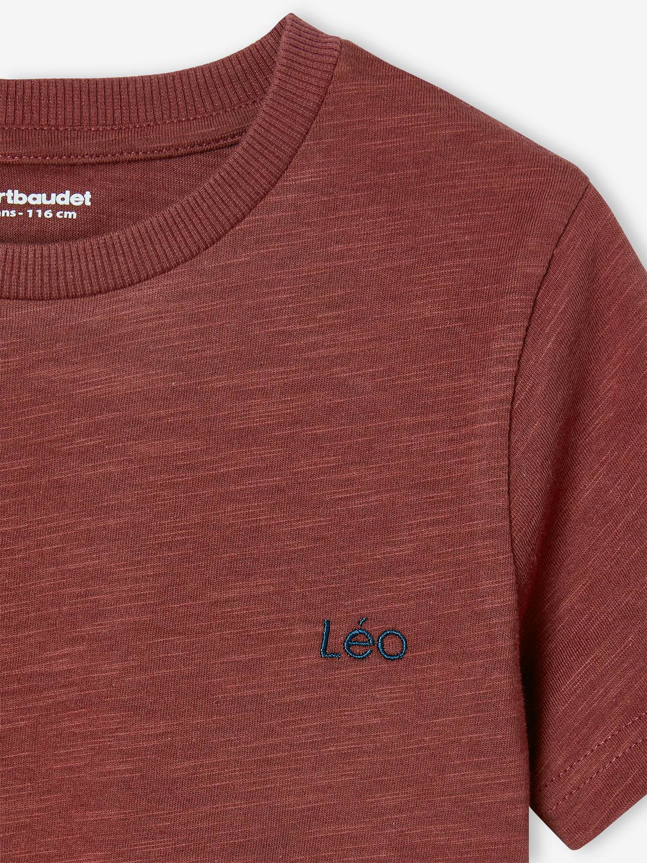 Vertbaudet Jungen T-Shirt BASIC, personalisierbar Oeko-Tex - türkis