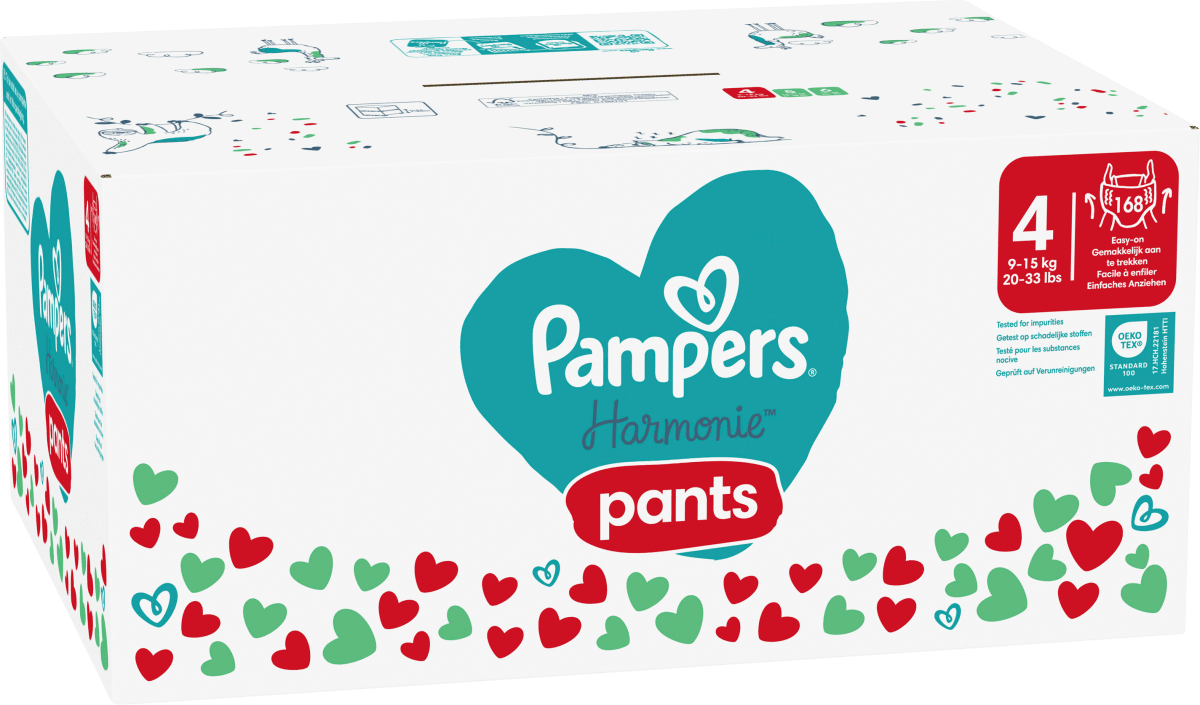 Baby Pants Harmonie Gr.4 Maxi (9-15 kg), Monatsbox, 168 St
