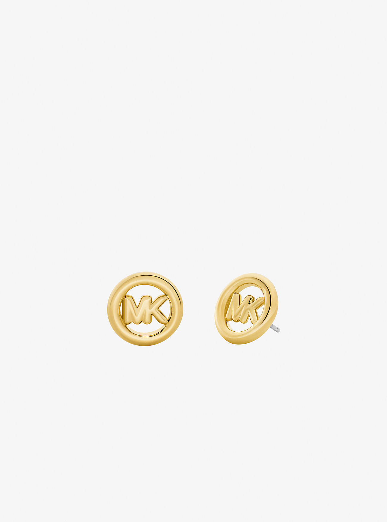 Små Logo Charm Øredobber - GULL