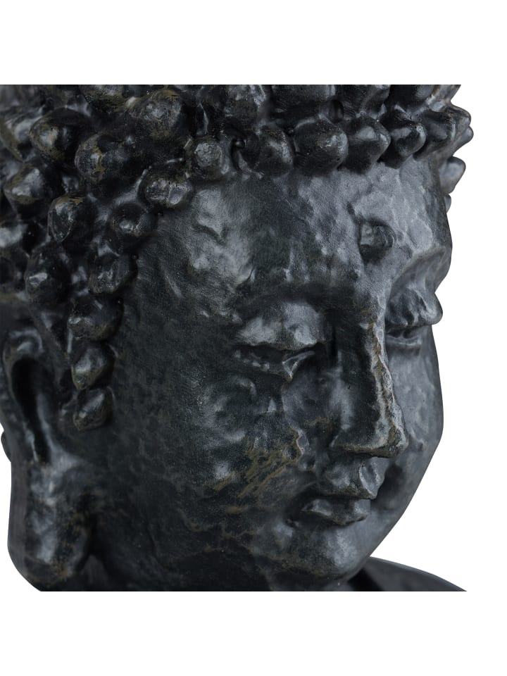 relaxdays Buddha Figur in Dunkelgrau - (H)40 cm günstig kaufen onesize