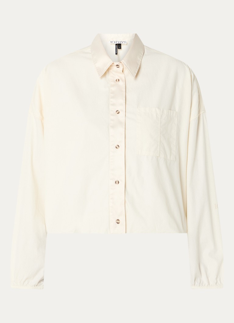 10DAYS Blouse with chest pocket