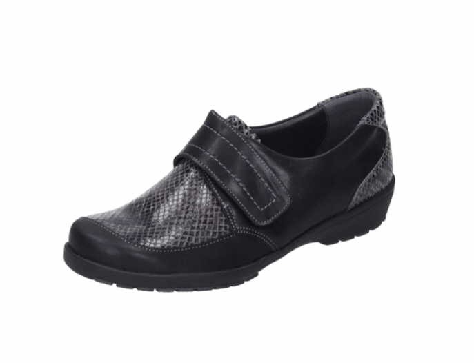 SUAVE Komfort Slipper schwarz