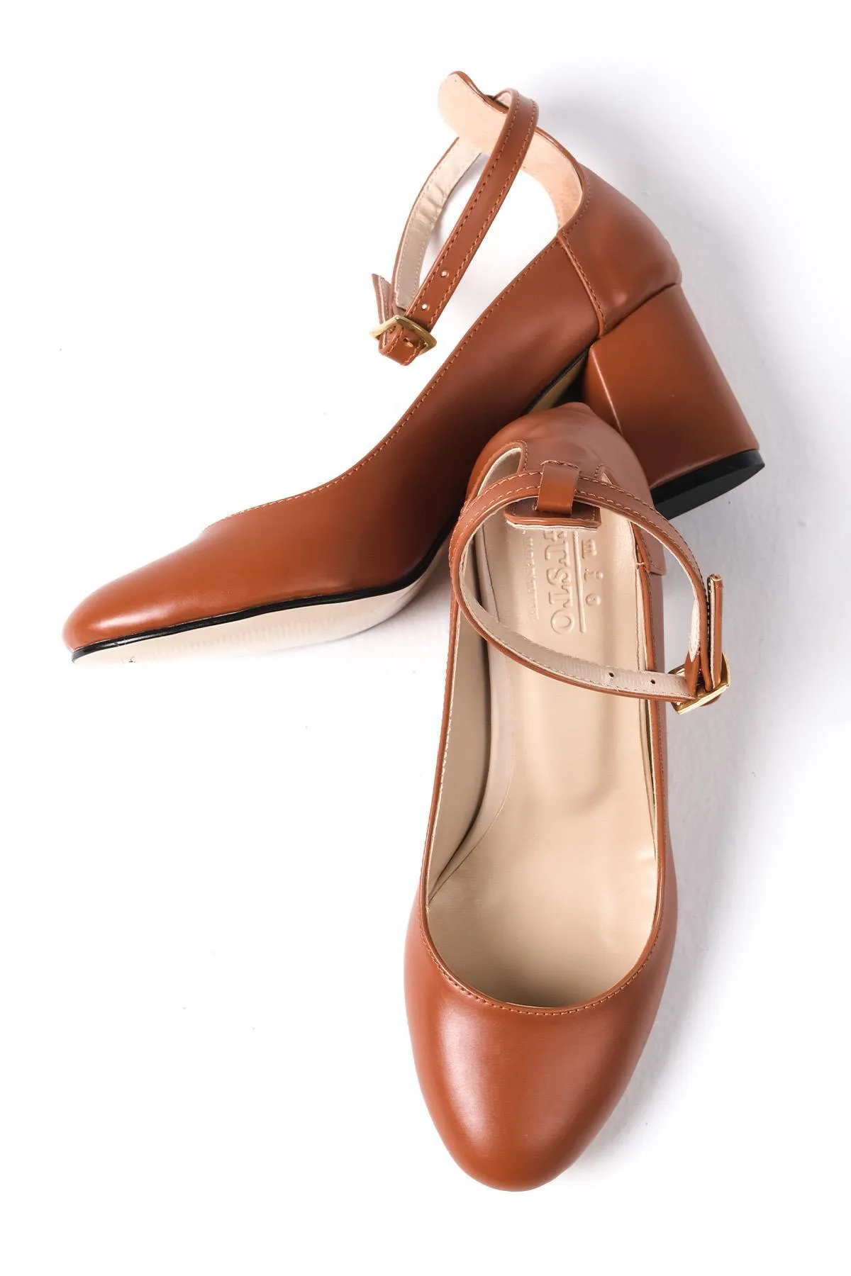 Mio Gusto  Celine Tan Color Damen-Schuhe mit Absatz