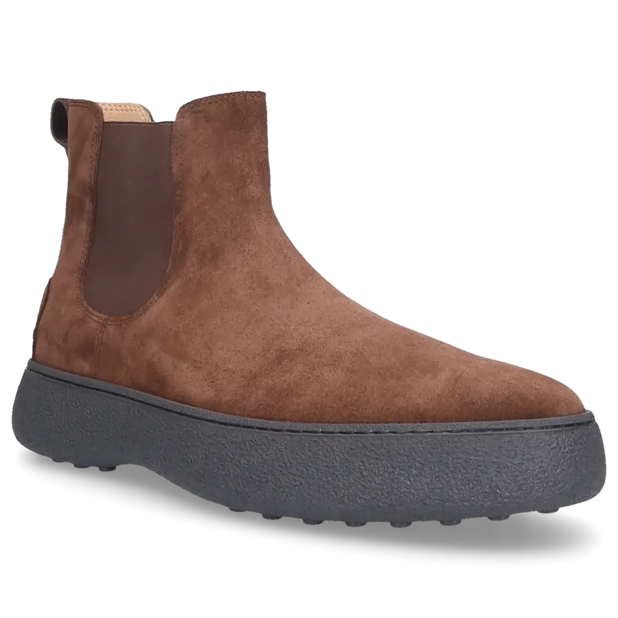 Tod's - Stiefeletten M09J0 Veloursleder - braun