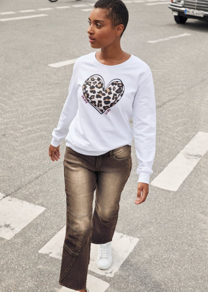 Sweatshirt bedruckt aus Bio-Baumwolle