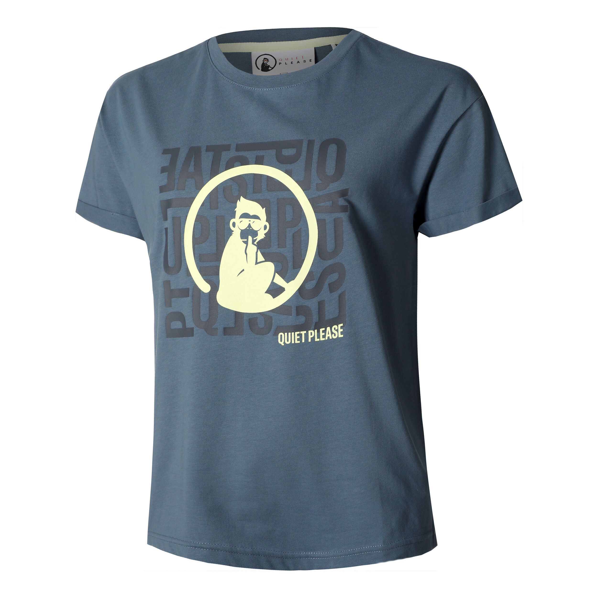 Word Salad T-Shirt Damen - Blau