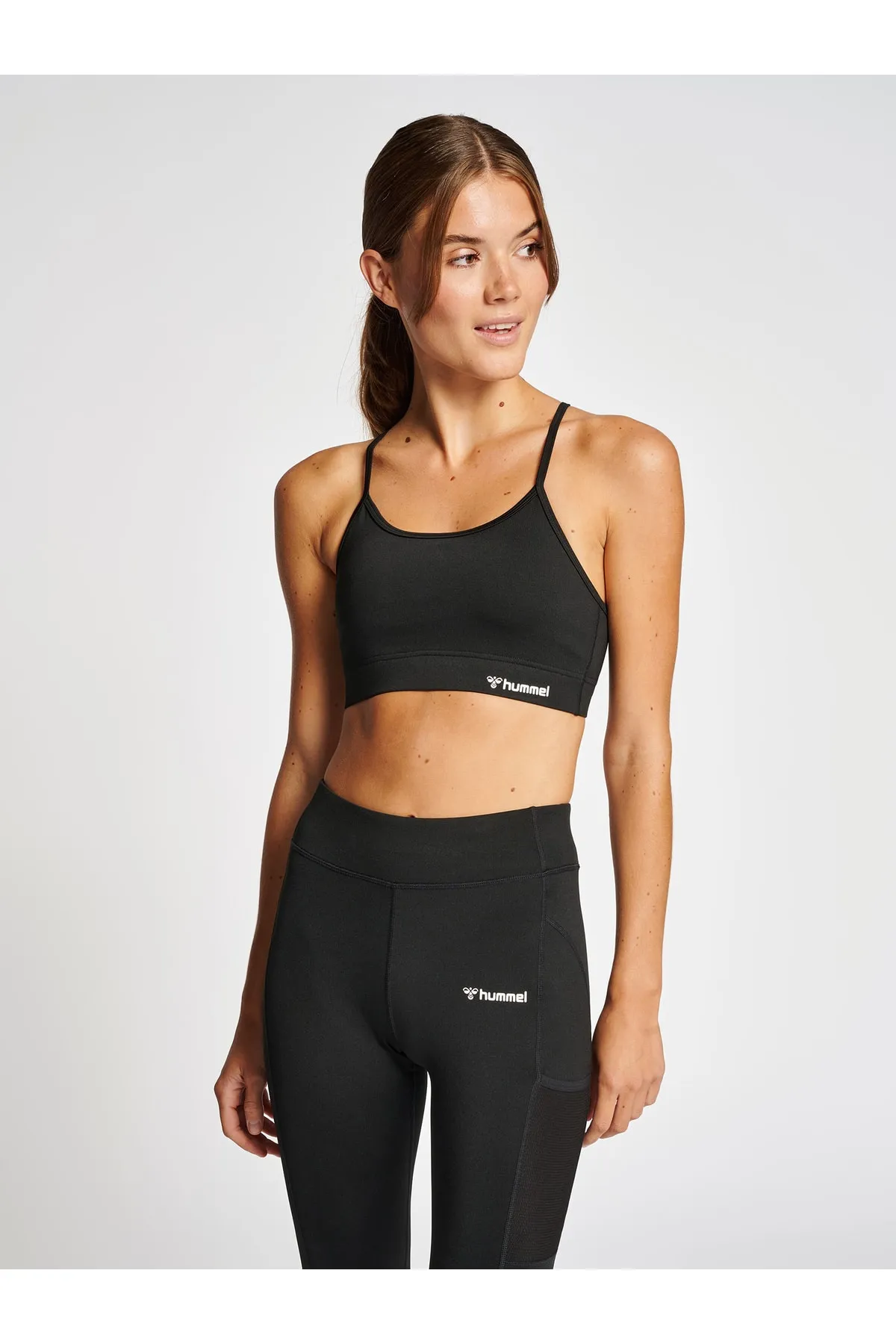 hummel  Sport-BH - Schwarz - Lizenzartikel