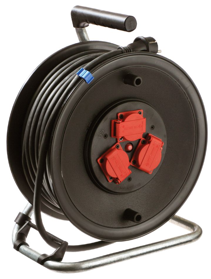 Schwabe 10129 Kabelhaspel 230V/16A IP44 Neopreen H07RN-F 3G1,5 40m