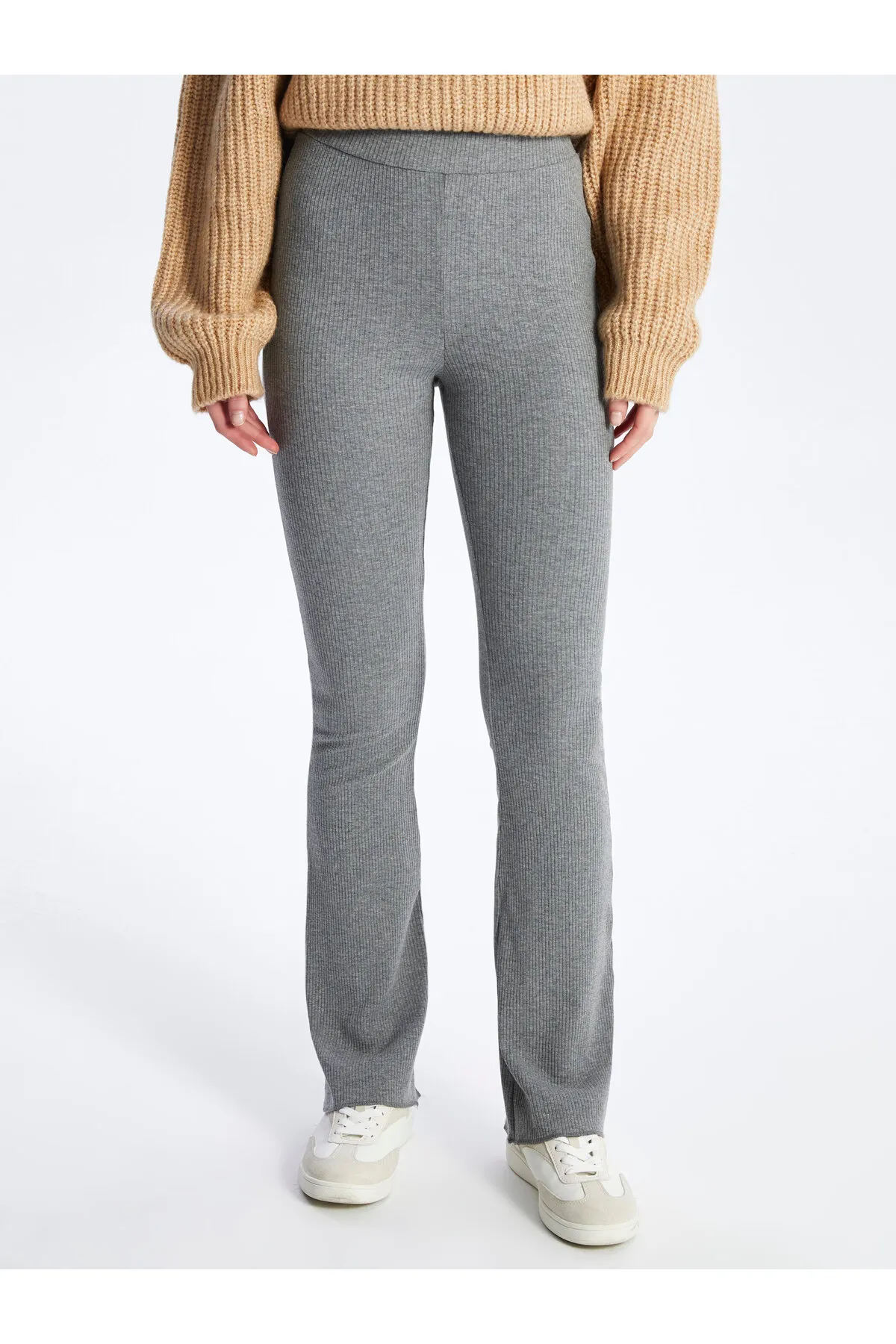 LC Waikiki  Einfarbige Jogger-Jogginghose für Damen mit elastischem Bund