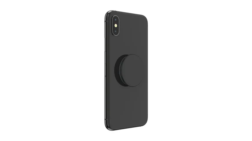 PopGrip - ausziehbarer Handy-Griff Handyhalter -  Basic Schwarz