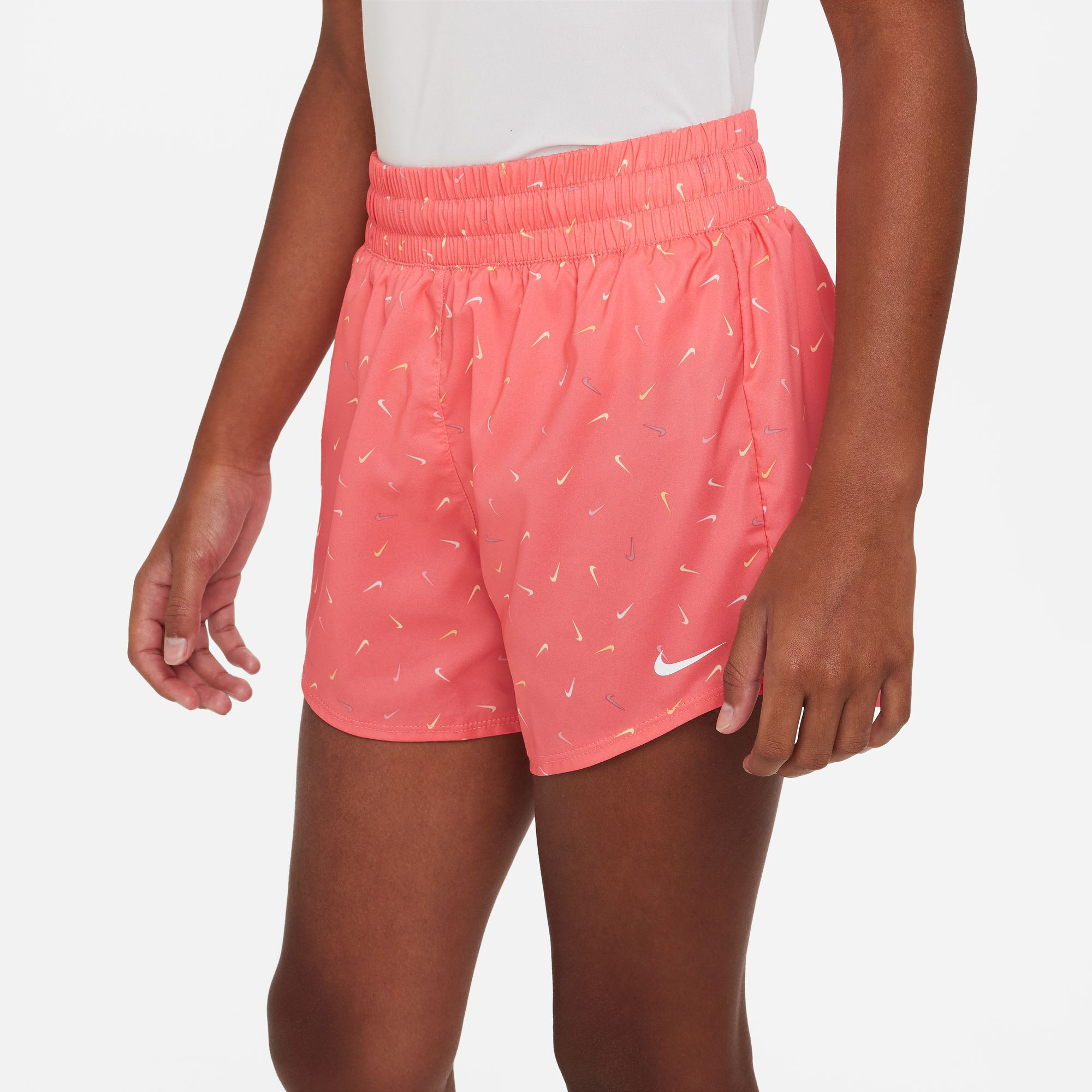 Dri-Fit Big Kids High Waisted Woven Shorts Mädchen - Koralle