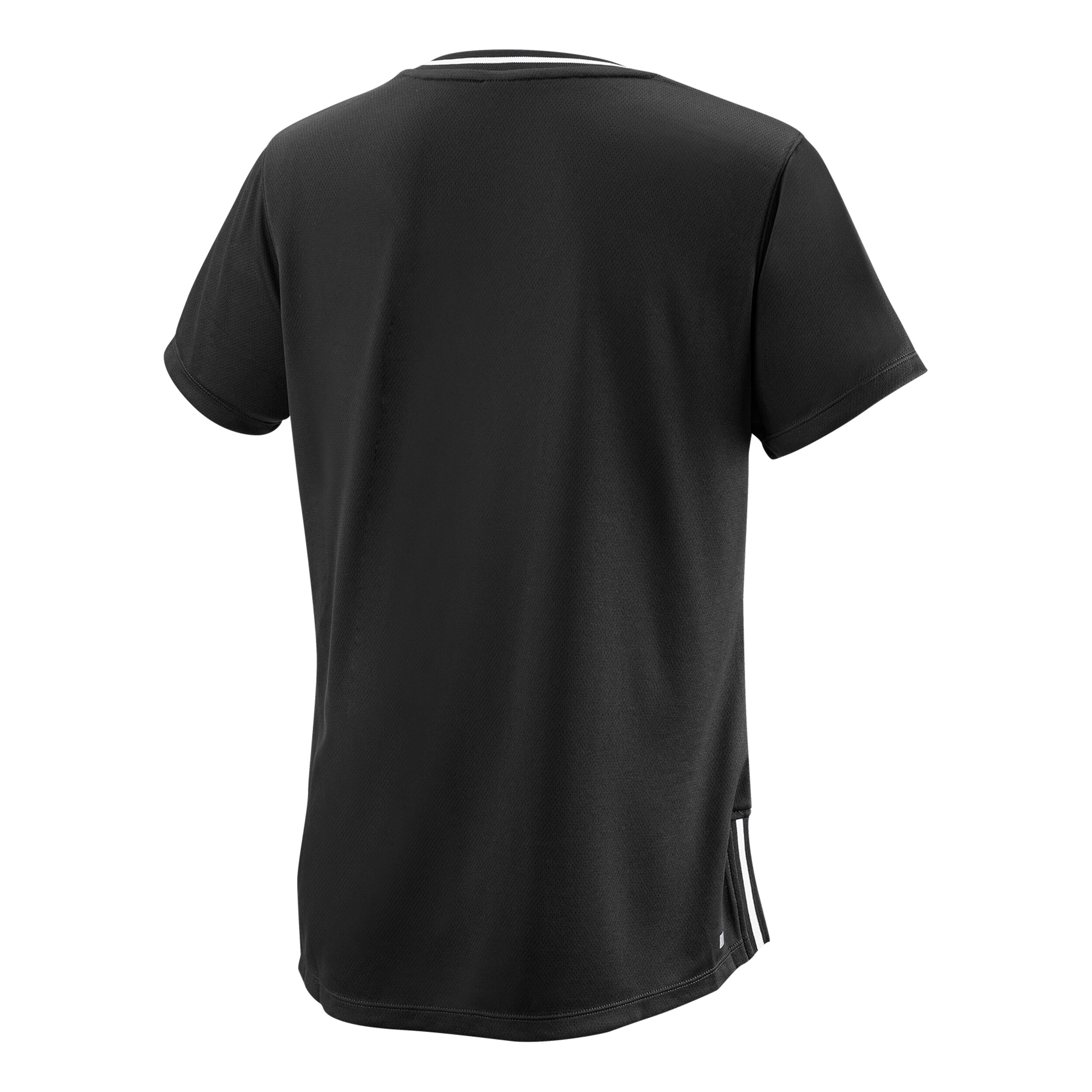 Team II V-Neck T-Shirt Damen - Schwarz