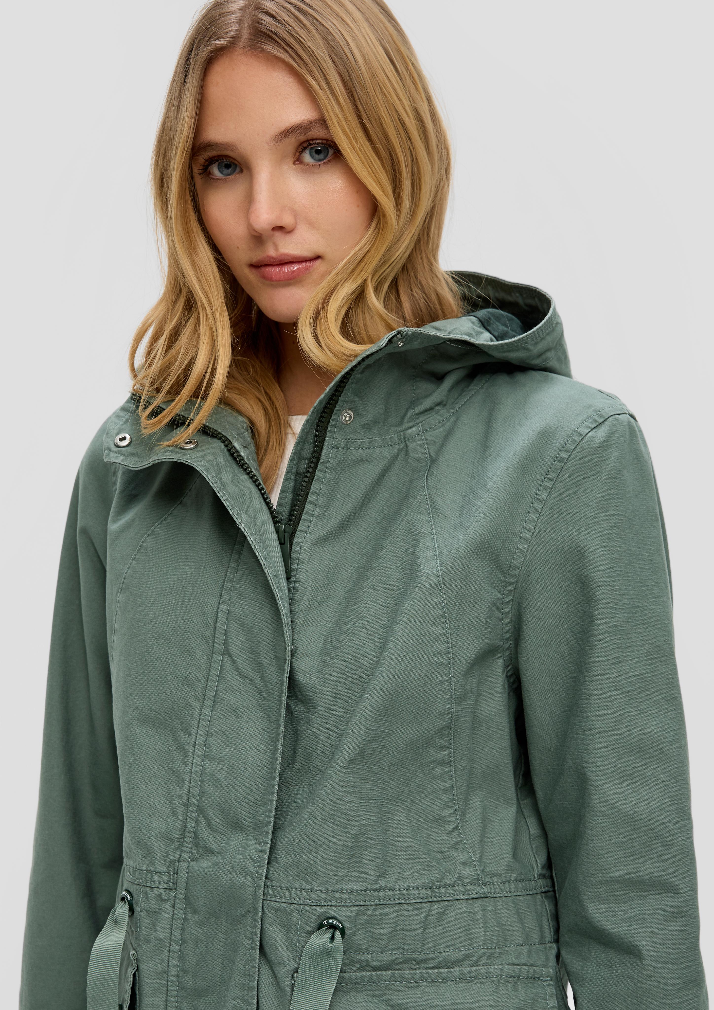 Kapuzenjacke mit Durchzugskordel  2140315-7816