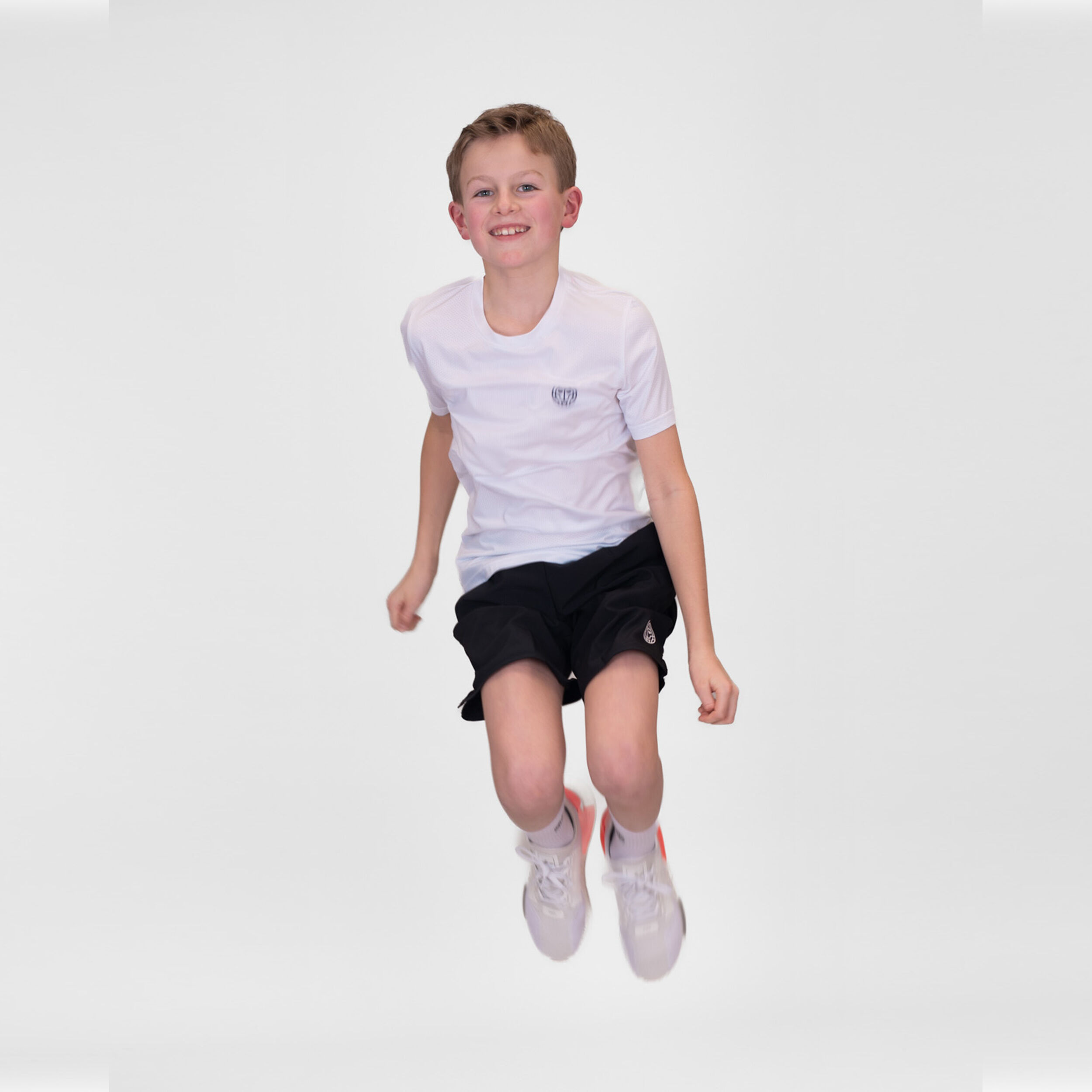 Crew T-Shirt Jungen - Weiß