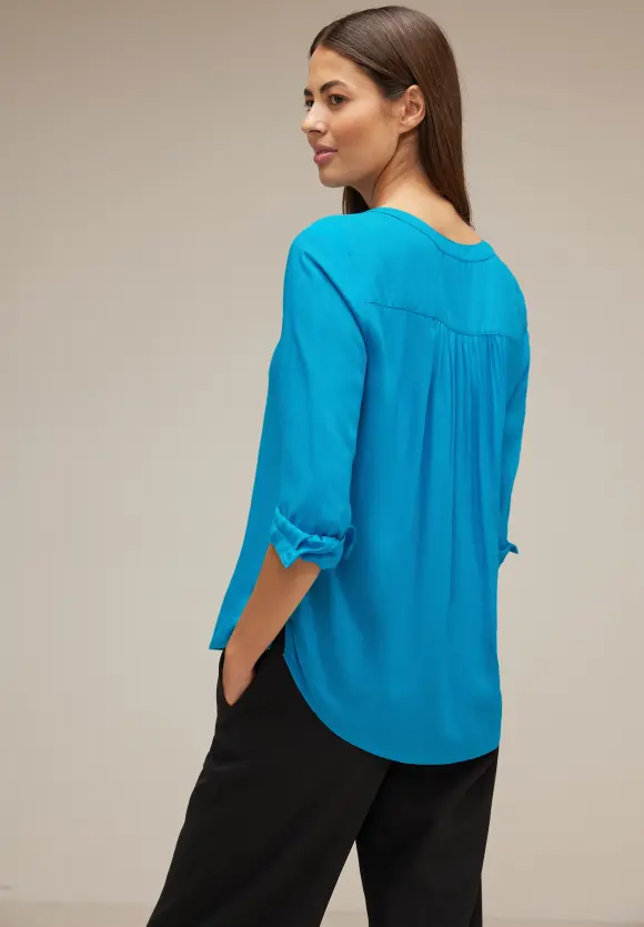 Street One Bluse in Unifarbe