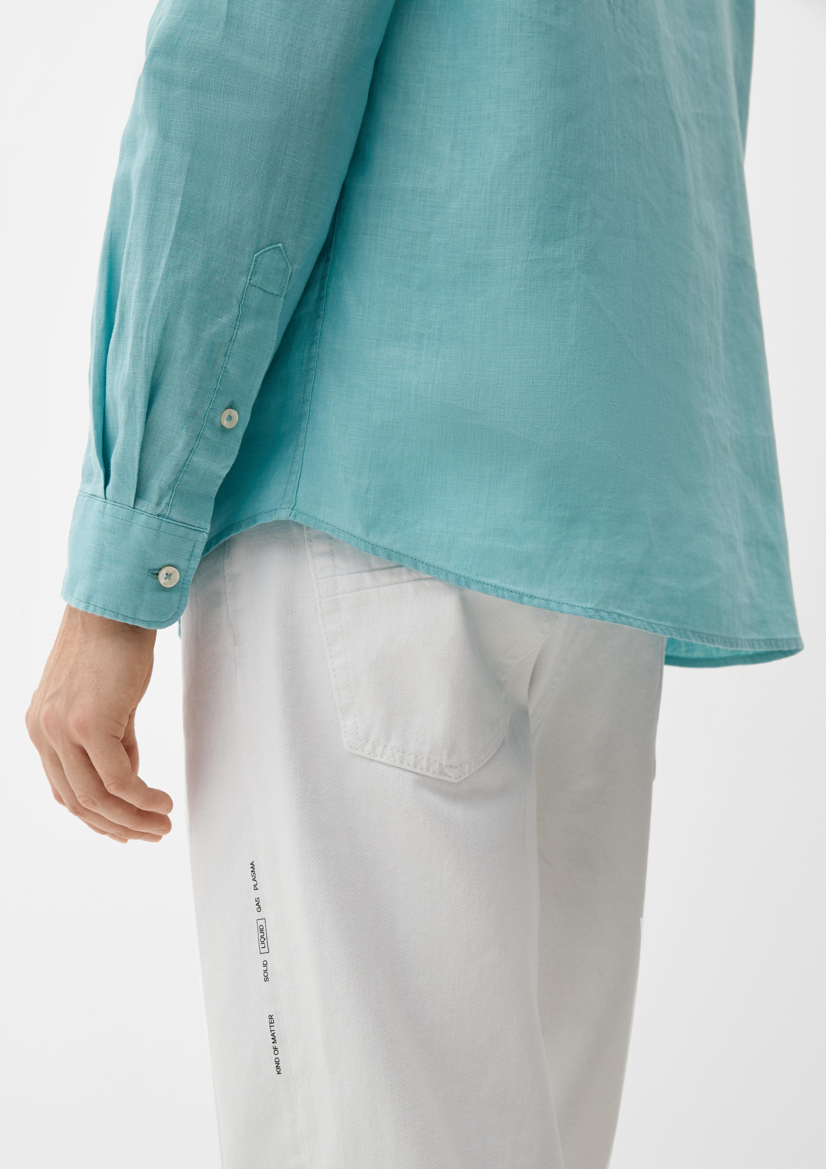 Leinenhemd mit Button-Down-Kragen  2127510-6120
