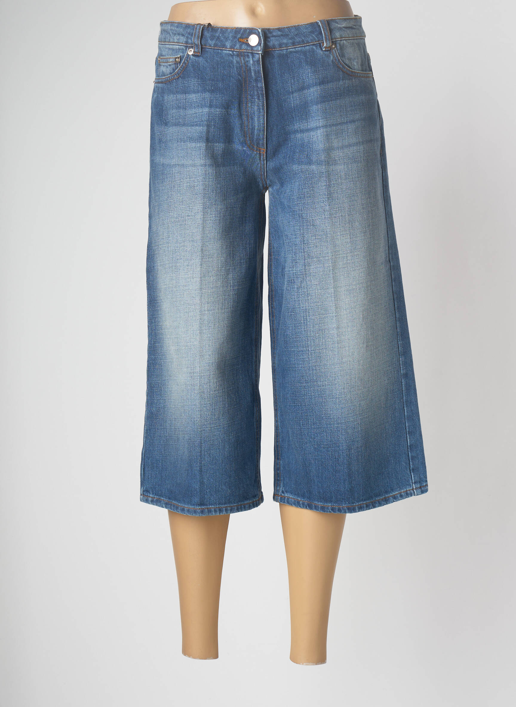 Laurence Bras Bermudas Femme couleur bleu