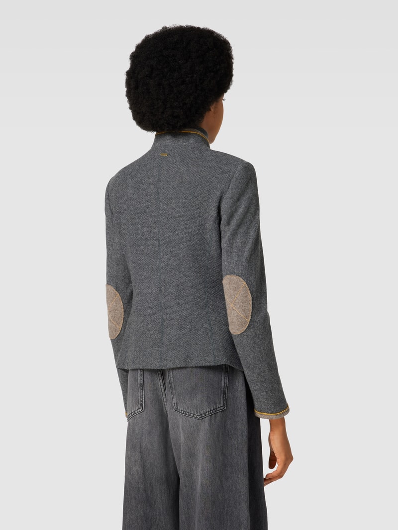 Blazer mit Pattentaschen in anthrazit