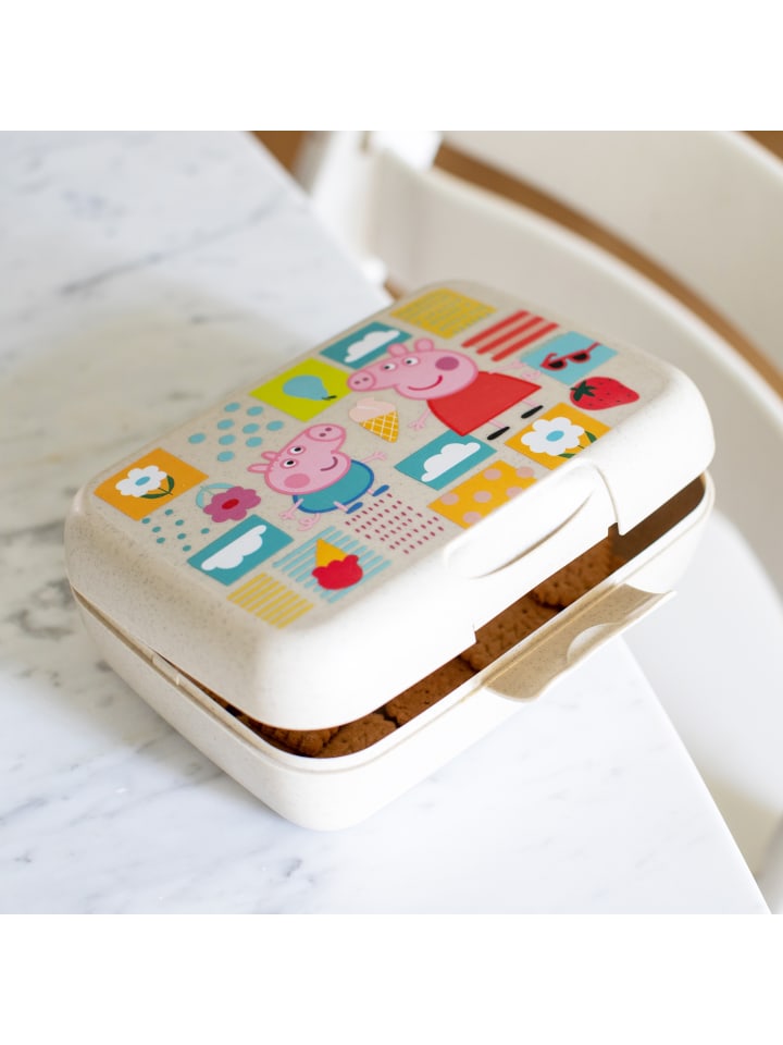 koziol CANDY L PEPPA PIG - Lunchbox mit Trennschale in organic sand günstig kaufen onesize