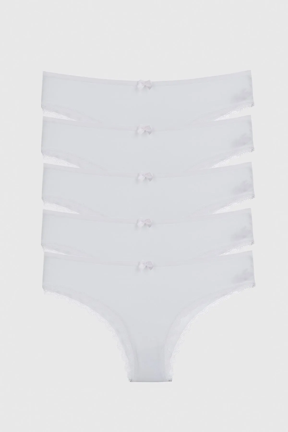 Nicoletta  Damenhöschen 5er-Pack Brazillian White