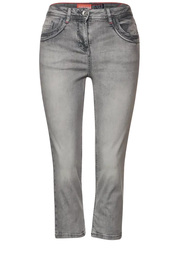CECIL Slim Fit Jeans in 3/4