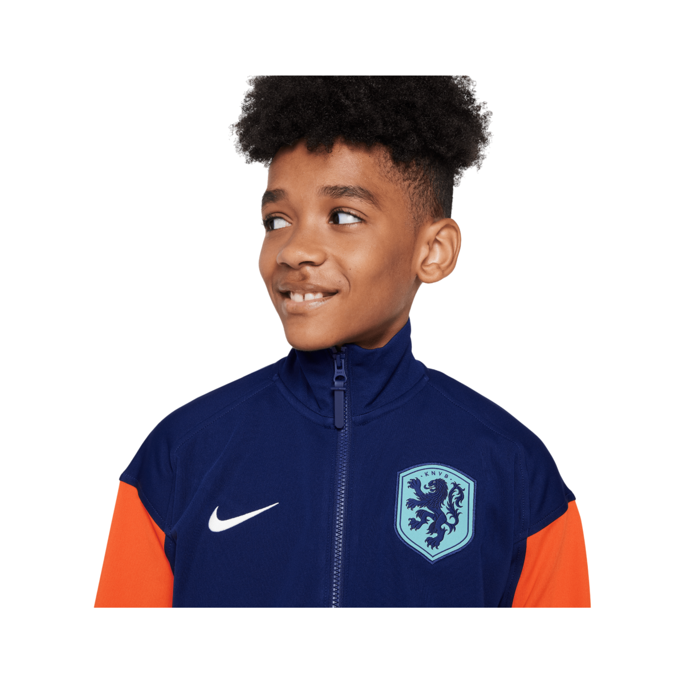 Nike Niederlande Academy Pro Anthem Jacke EM 2024 Kids Blau F492