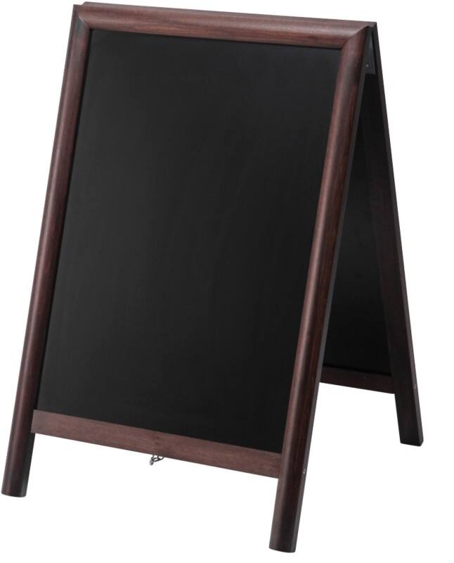 SHOWDOWN Kundenstopper Holz Braun 55 x 85 cm