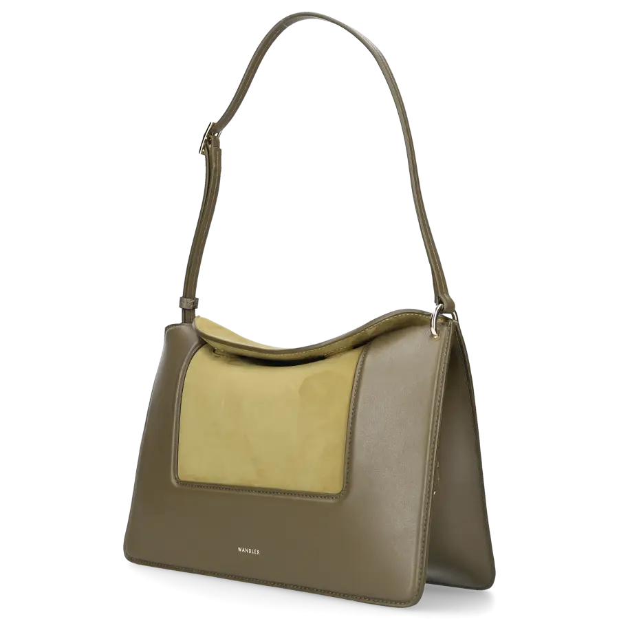 Wandler - Schultertasche PENELOPE Kalbsleder - oliv
