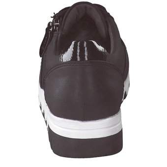 Jana comfort Schnürsneaker in schwarz