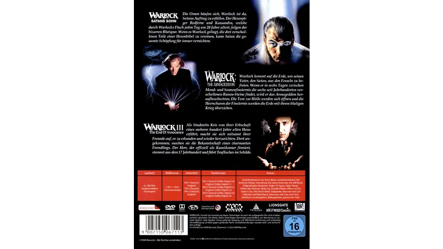 Warlock Trilogy  [3 DVDs]