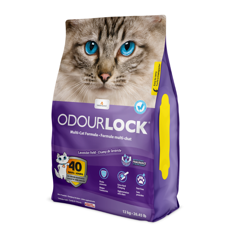 Intersand Katzenstreu Intersand ODOUR LOCK Lavender 12kg