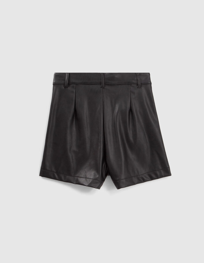 Short noir esprit rock fille